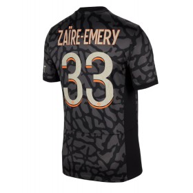 Paris Saint-Germain Warren Zaire-Emery #33 Tredje Kläder 2023-24 Kortärmad